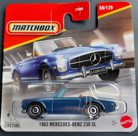 Matchbox 1963 Mercedes 230 SL 2026 case ürün görseli 1