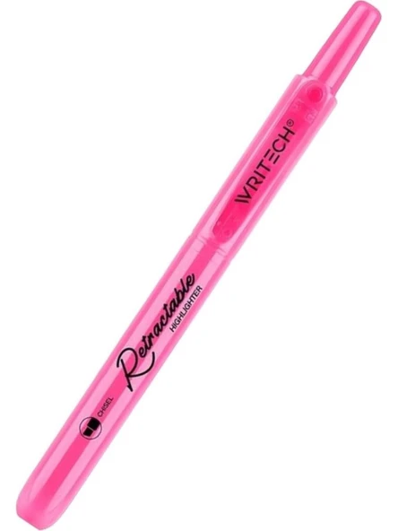 WRITECH BASMALI FOSFORLU KALEM NEON PEMBE W-805S ürün görseli 1
