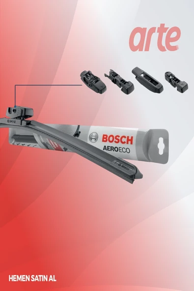TOGG T10F 2025-2026 Uyumlu | Bosch Aeroeco/Flatwiper Serisi Ön Silecek Takımı | 2'li Set | ürün görseli 1