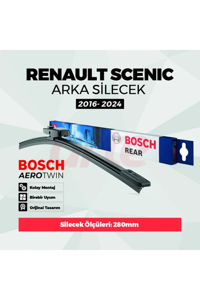 Renault Scenic IV Bosch Aerotwin Arka Silecek 2016-2024 ürün görseli 1