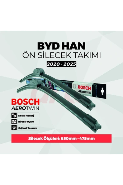 BYD Han Bosch Aerotwin Ön Silecek Takımı 2020-2025 ürün görseli 1