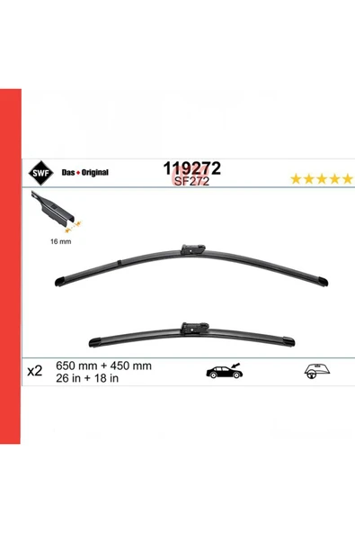 ViscoFlex  VW Golf 7 Ön Silecek 2013-2018 - Resim 3