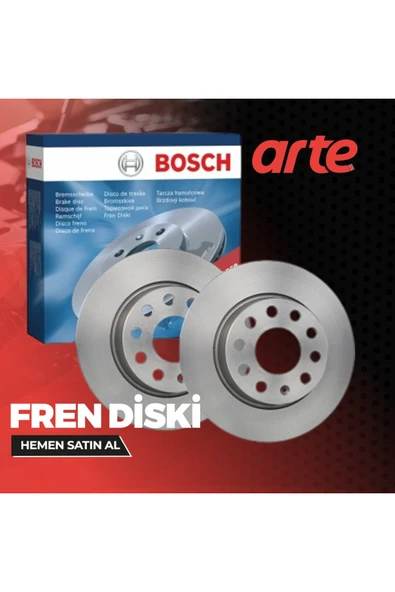 VOLKSWAGEN GOLF 7 2012-2018 Bosch Arka Fren Diski 2 Adet ürün görseli 1
