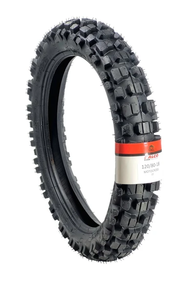 RALCO TYRES 120/80-18 (460-18) TT İÇ LASTİKLİ TİP  ENDURO LASTİĞİ ürün görseli 1