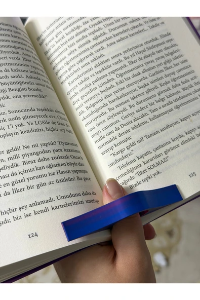 zulya Tek Elle Kitap Okuma Aparatı | Başparmak Kitap Tutucu Sayfa SabitleyiciBu ürün görseli 1