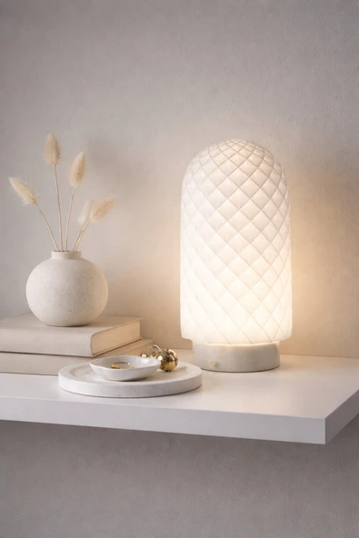 zulya Honeycomp şarjlı abajur - Resim 2