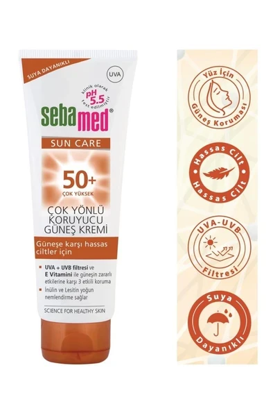 Sebamed Güneş Koruyucu Krem SPF50+ 75 ml ürün görseli 1