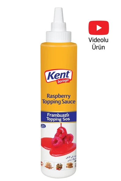 Kent Borınger Frambuaz Aromalı Toppıng Sos 750G ürün görseli 1