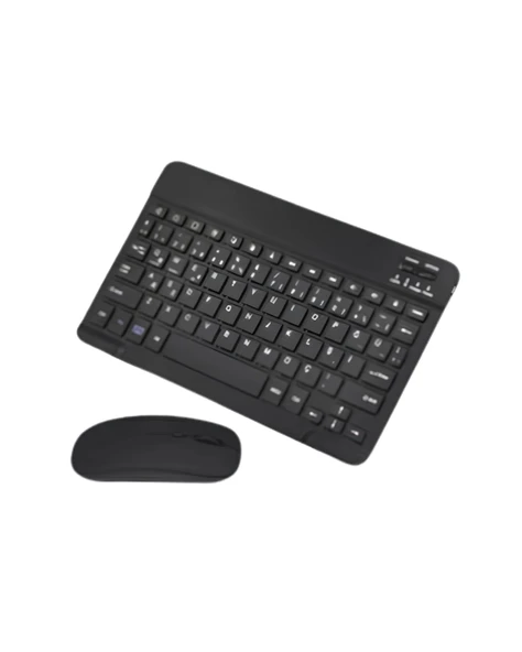 Bluetooth Klavye Mouse Seti Taşınabilir Wireless Bilgisayar Aksesuarı - Resim 2