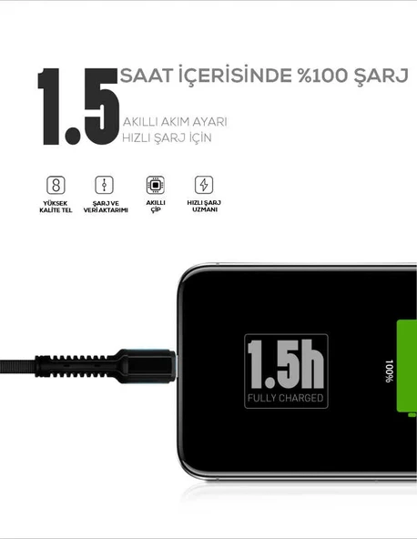 Zore LS63 Type-C Usb Kablo - Resim 10