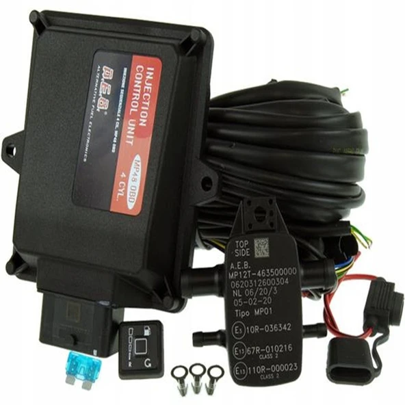 ATİKER AEB Sıralı LPG ECU EKÜ MAP  Tesisat Anahtar Düğme Seti    Tüm Araçlara Uygun ürün görseli 1