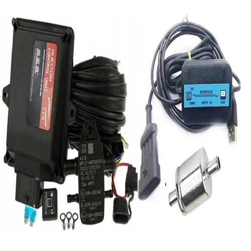 ATİKER AEB Sıralı LPG ECU EKÜ MAP Tesisat Anahtar Düğme Seti ve Ayar kablosu  Tüm Araçlara Uygun ürün görseli 1