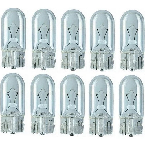 ATİKER Bosch W5W T10 Dipsiz Ampul 12V 5W 10 Adet ürün görseli 1