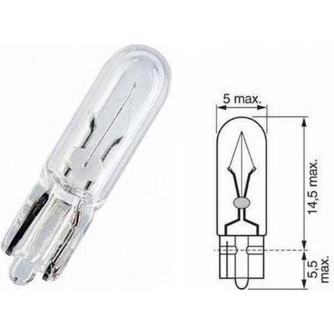 ATİKER 12 Volt 1.2 Watt Küçük Dipsiz Ampul 1 Adet ürün görseli 1
