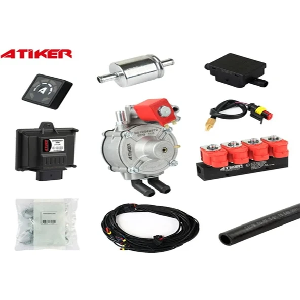 ATİKER Atiker Kesicili Sıralı Sistem SR09 Mini Kit Eco Atikfast Audi 1 Serisi İçin Gelişmiş LPG Seti ürün görseli 1