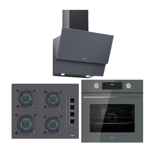 Teka Chef 4 Ankastre Set Gri ürün görseli 1