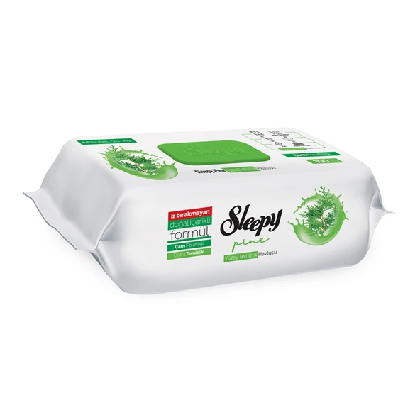 Sleepy Easy Clean Yüzey Temizlik Havlusu 100 Yaprak Çam Ferahlığı ürün görseli 1