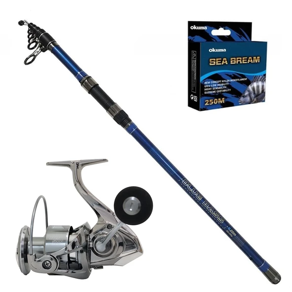 Ryuji Aero 6000 - Kendo Blue Bass 420cm Surf Olta Seti ürün görseli 1