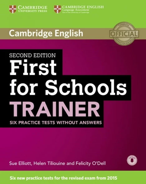First for Schools Trainer Six Practice Tests without Answers with Audio 2nd Ed. ürün görseli 1