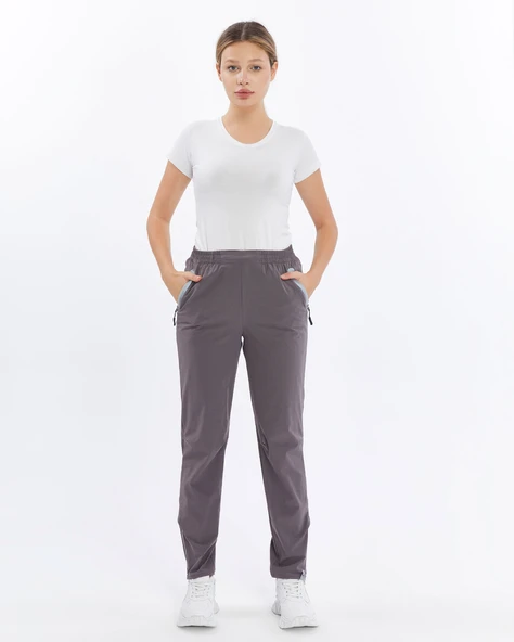 Mapamyumco Quick Dry Trekking Kadın Pantolon-FÜME ürün görseli 1