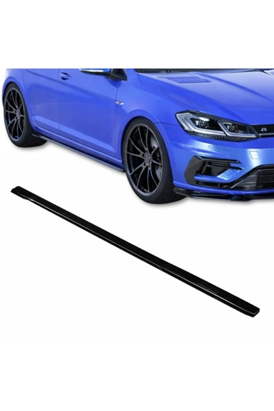 VW Golf Mk 7.5 R 2013-2020 Marşpiyel Seti Piano Black ürün görseli 1
