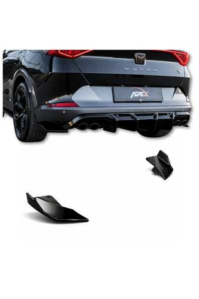 Cupra Formentor 2020-2024 (Makyajsız) Arka Yan Etek 2 Parça Piano Black ürün görseli 1