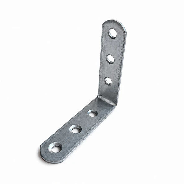 L Demir Köşebent Oval Başlı 15x55x55 mm 50 Adet Güçlü Sabitleme Mobilya Bağlantı Aparatı ürün görseli 1
