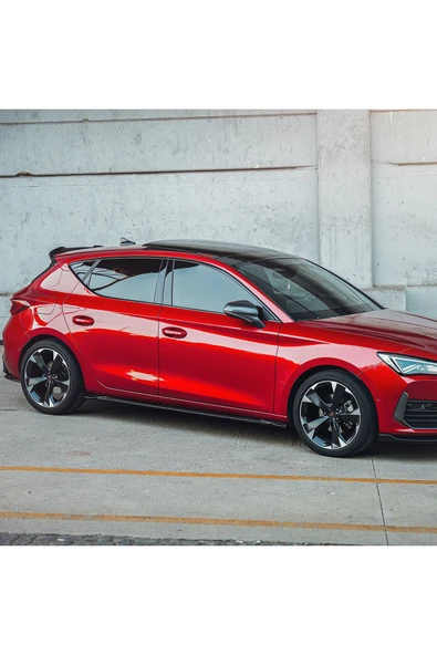 Cupra Leon Seat Leon Mk4 2020-2026 Marşpiyel Ek Seti 2 Parça Piano Black ürün görseli 1