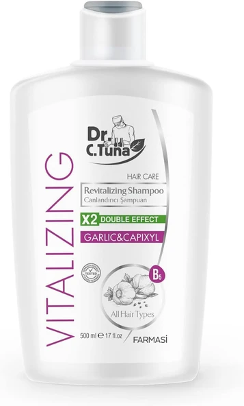Farmasi Dr.C.Tuna Sarımsaklı Şampuan 500 Ml ürün görseli 1