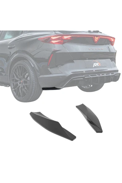 Cupra Formentor 2024+ Makyajlı Arka Yan Etek Seti 2 Parça Piano Black ürün görseli 1