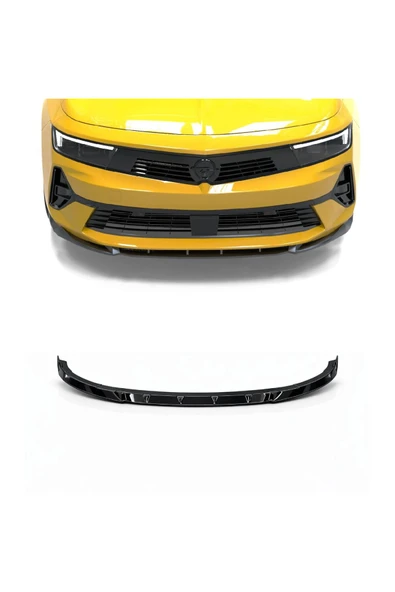Opel Astra L 2020-2026 Ön Tampon Eki Lip Piano Black ürün görseli 1