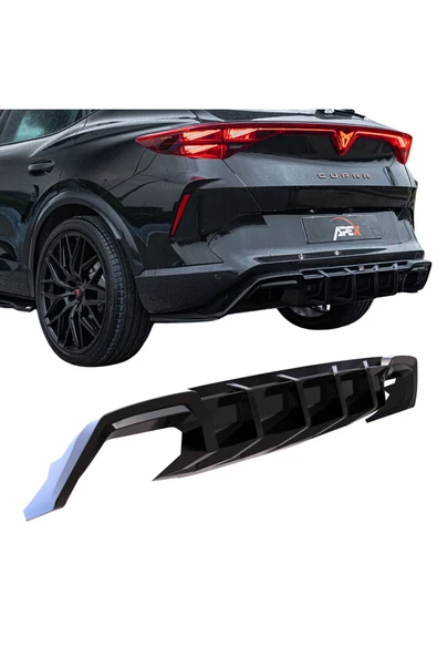 Cupra Formentor (2024+) Makyajlı Kasa Arka Tampon Eki Difüzör Piano Black ürün görseli 1