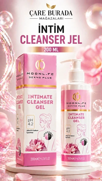 Moonlife - İntim Temizlik Jeli 200 Ml (pH 4.2) ürün görseli 1