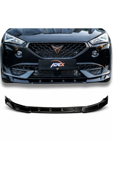 Cupra Formentor 2020-2024 Makyajsız Kasa Ön Tampon Eki Lip Piano Black ürün görseli 1