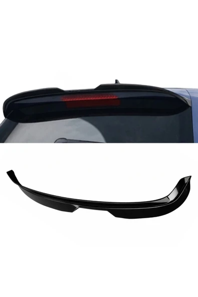 VW Golf Mk7 Mk7.5 GTI R R-Line 2013-2020 Bagaj Üstü Spoiler Piano Black ürün görseli 1