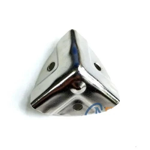 Dekoratif, Kutu, Sandık Köşesi - 35x22 Mm, Küçük, Nikel, 100 Adet ürün görseli 1