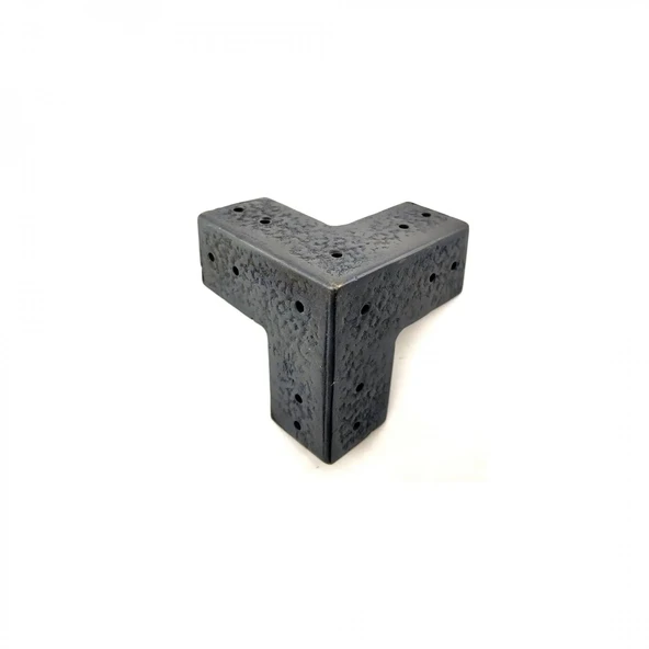 Antika Tarz Dekoratif Pirinç Köşe Gönye - 68x68 Mm, Oksit ürün görseli 1