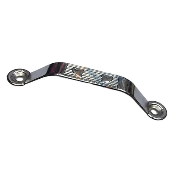 Dekoratif Zamak Kulp Dıştan - 64mm, Nikel, 1 Adet ürün görseli 1