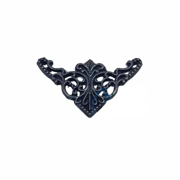 Dekoratif Köşe Süsü, Köşelik - Küçük, 19x34mm, Eskitme, 100 Adet ürün görseli 1