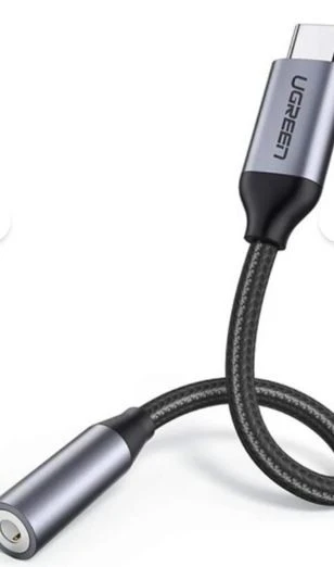Ugreen 30632 Çevirici Aux Kablo, Type C , Siyah-AÇIK KUTU SIFIR ÜRÜN ürün görseli 1