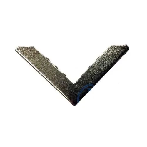 , Kapak, Menü, Albüm Köşesi, Büyük - 23x40mm, Nikel, 10 Adet ürün görseli 1