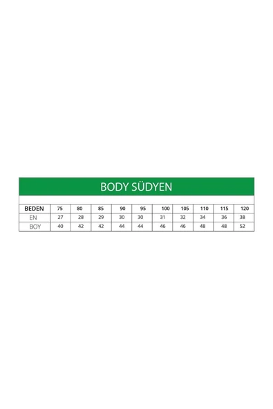 Ceylanoğlu Kadın Beyaz Yarım Atlet Body - Resim 2