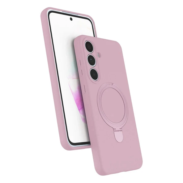 Galaxy S24 Fe Regal Magsafe Standlı Kapak - Açık Pembe ürün görseli 1