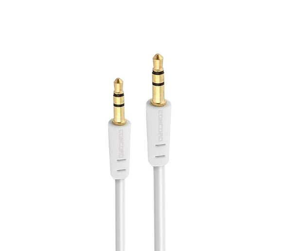 CONCORD C-817 3.5mm Aux Kablo 1.5 Mt. Beyaz ürün görseli 1