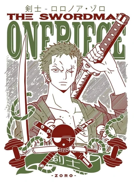 Zoro ütü ile uygulanabilen DTF tekstil baskı - Resim 2
