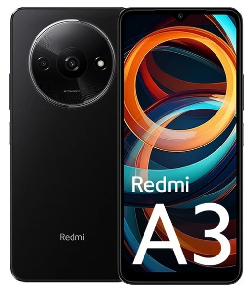Xiaomi Redmi A3 128GB Akıllı Cep Telefonu (Türkiye Garantili) Siyah ürün görseli 1