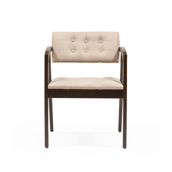 Rowan Kolçaklı Modern Ahşap Sandalye - Resim 9