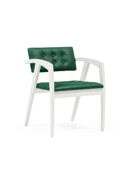 Rowan Kolçaklı Modern Ahşap Sandalye - Resim 2