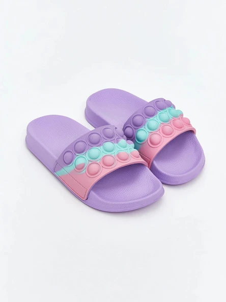 LCW STEPS Lila Tek Bantlı Pop It Terlik ürün görseli 1