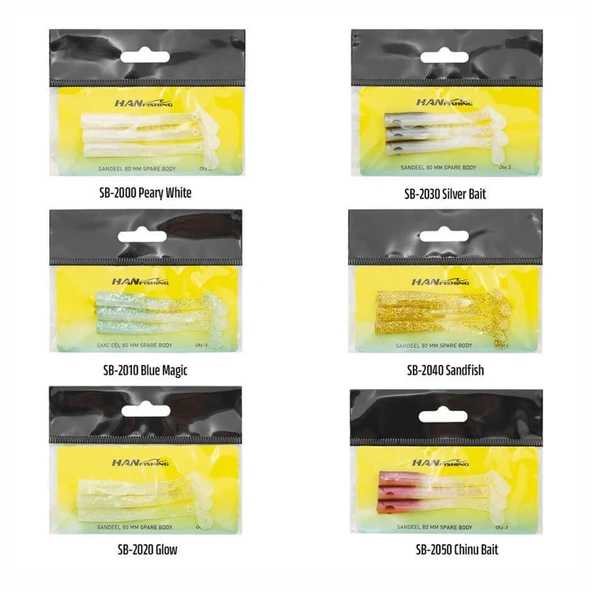 Hanfish Sandeel Silikon 8cm Gövde LRF Silikon Yem ürün görseli 1
